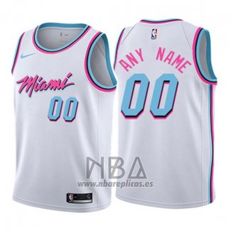 Camiseta Nino Miami Heat Personalizada 2017-18 Blanco