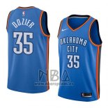 Camiseta Oklahoma City Thunder Pj Dozier NO 35 Icon 2018 Azul