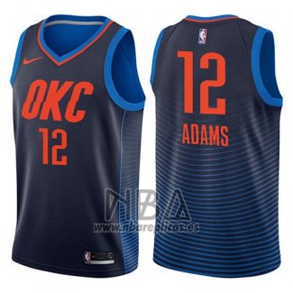 Camiseta Oklahoma City Thunder Steven Adams NO 12 Statement 2017-18 Azul