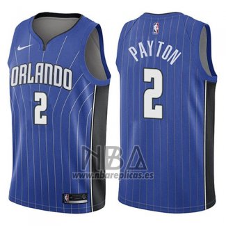 Camiseta Orlando Magic Elfrid Payton NO 2 Icon 2017-18 Azul