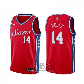 Camiseta Philadelphia 76ers Norvel Pelle NO 14 Statement 2019-20 Rojo