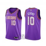 Camiseta Phoenix Suns Ty Jerome NO 10 Ciudad 2019-20 Violeta