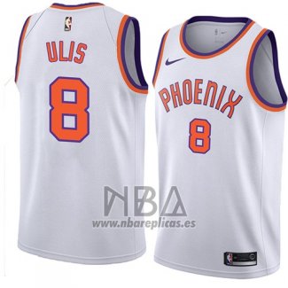 Camiseta Phoenix Suns Tyler Ulis NO 8 Hardwood Classic 2018 Blanco