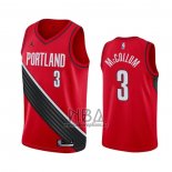 Camiseta Portland Trail Blazers C.j. McCollum NO 3 Statement 2020-21 Rojo