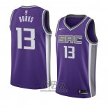 Camiseta Sacramento Kings Alec Burks NO 13 Icon 2018 Violeta