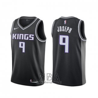 Camiseta Sacramento Kings Cory Joseph NO 9 Statement 2019-20 Negro