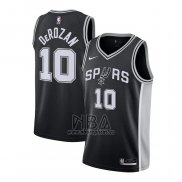 Camiseta San Antonio Spurs DeMar DeRozan NO 10 Icon 2020-21 Negro