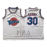 Camiseta Tune Squad Stephen Curry NO 30 Blanco