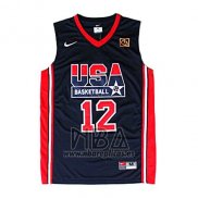 Camiseta USA 1992 John Stockton NO 12 Negro