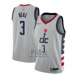 Camiseta Washington Wizards Bradley Beal NO 3 Ciudad 2020-21 Gris