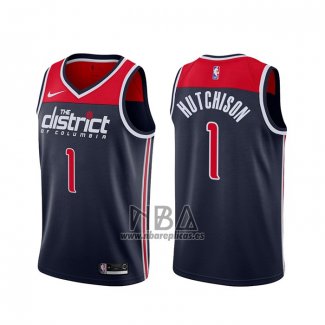 Camiseta Washington Wizards Chandler Hutchison NO 1 Association 2020-21 Azul