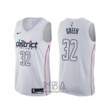 Camiseta Washington Wizards Jeff Green NO 32 Ciudad Blanco