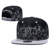 Gorra San Antonio Spurs Gris Negro