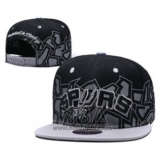 Gorra San Antonio Spurs Gris Negro