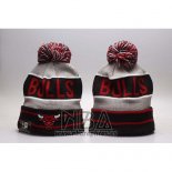 Gorro Beanie Chicago Bulls Gris Negro Rojo