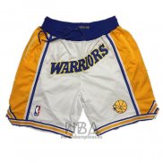 Pantalone Golden State Warriors Blanco