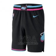 Pantalone Miami Heat Ciudad 2018-19 Negro