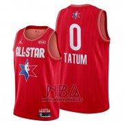 Camiseta All Star 2020 Boston Celtics Jayson Tatum NO 0 Rojo