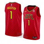 Camiseta Atlanta Hawks Justin Anderson NO 1 Statement 2018-19 Rojo