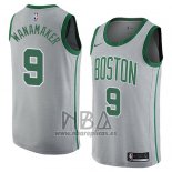 Camiseta Boston Celtics Brad Wanamaker NO 9 Ciudad 2018 Gris