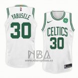 Camiseta Boston Celtics Guerschon Yabusele NO 30 Association 2018 Blanco