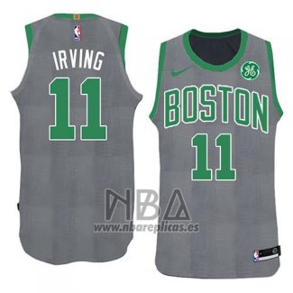 Camiseta Boston Celtics Kyrie Irving NO 11 Navidad 2018 Verde