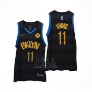 Camiseta Brooklyn Nets Kyrie Irving NO 11 Fashion Royalty Negro