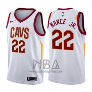 Camiseta Cleveland Cavaliers Larry Nance Jr. NO 22 Association 2017-18 Blanco