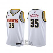 Camiseta Denver Nuggets P.j. Dozier NO 35 Association Blanco