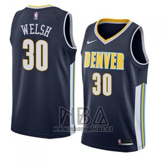 Camiseta Denver Nuggets Thomas Welsh NO 30 Icon 2018 Azul