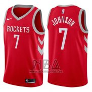 Camiseta Houston Rockets Joe Johnson NO 7 2017-18 Rojo