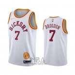 Camiseta Indiana Pacers Malcolm Brogdon NO 7 Hardwood Classics Blanco