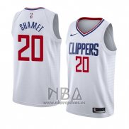 Camiseta Los Angeles Clippers Landry Shamet NO 20 Association 2018 Blanco