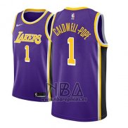 Camiseta Los Angeles Lakers Kentavious Caldwell-Pope NO 1 Statement 2018-19 Violeta