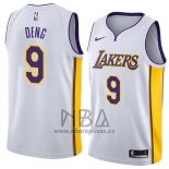 Camiseta Los Angeles Lakers Luol Deng NO 9 Association 2018 Blanco