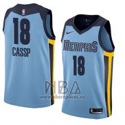 Camiseta Memphis Grizzlies Omri Cassp NO 18 Statement 2018 Azul