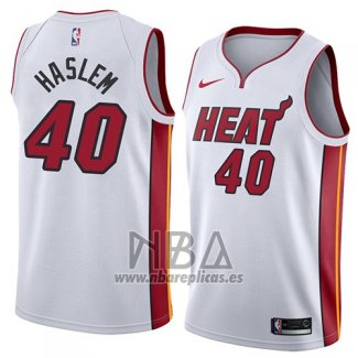 Camiseta Miami Heat Udonis Haslem NO 40 Association 2018 Blanco