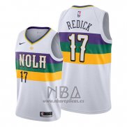 Camiseta New Orleans Pelicans J.j. Redick NO 17 Ciudad Blanco