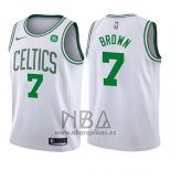 Camiseta Nino Boston Celtics Jaylen Brown NO 7 Association 2017-18 Blanco