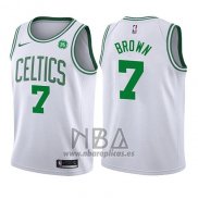 Camiseta Nino Boston Celtics Jaylen Brown NO 7 Association 2017-18 Blanco