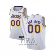 Camiseta Nino Los Angeles Lakers Personalizada Association 2018-19 Blanco