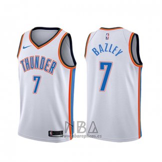 Camiseta Oklahoma City Thunder Darius Bazley NO 7 Association Blanco