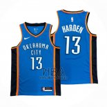 Camiseta Oklahoma City Thunder James Harden NO 13 Icon Azul