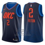 Camiseta Oklahoma City Thunder Raymond Felton NO 2 Statement 2017-18 Azul