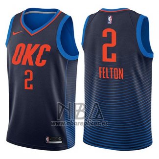 Camiseta Oklahoma City Thunder Raymond Felton NO 2 Statement 2017-18 Azul