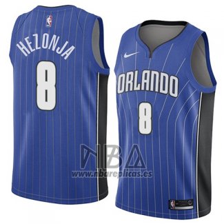 Camiseta Orlando Magic Mario Hezonja NO 8 Icon 2018 Azul