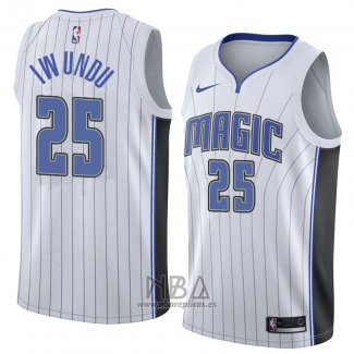 Camiseta Orlando Magic Wes Iwundu NO 25 Association 2018 Blanco