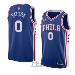 Camiseta Philadelphia 76ers Justin Patton NO 0 Icon 2018 Azul