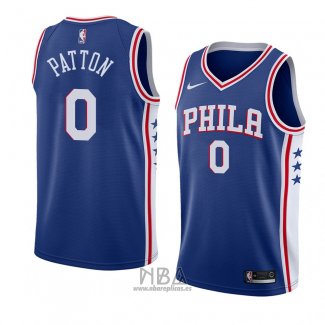 Camiseta Philadelphia 76ers Justin Patton NO 0 Icon 2018 Azul