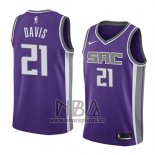 Camiseta Sacramento Kings Deyonta Davis NO 21 Icon 2018 Violeta